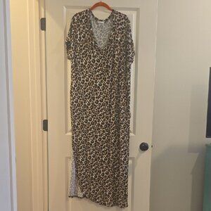 Reborn J Animal Print Maxi Dress